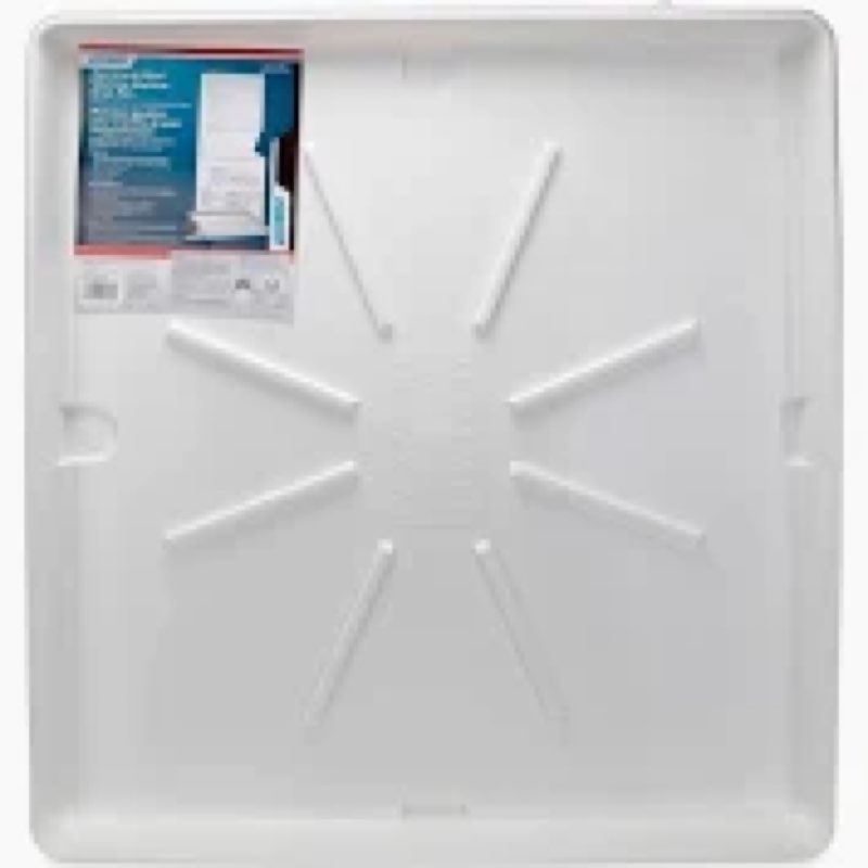 Camco Stackable Washing Machine Drain Pan - Great for Apartment-Sized Washers or Stackable Units - P