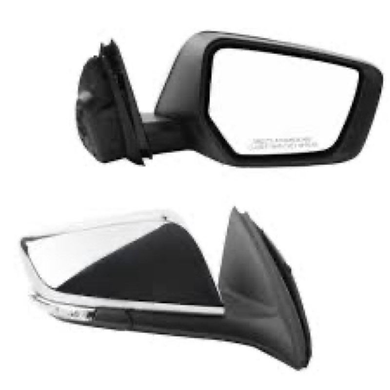 dasbecan right passenger side mirror compatible with chevy impala 2014-2019 manual folding power gla