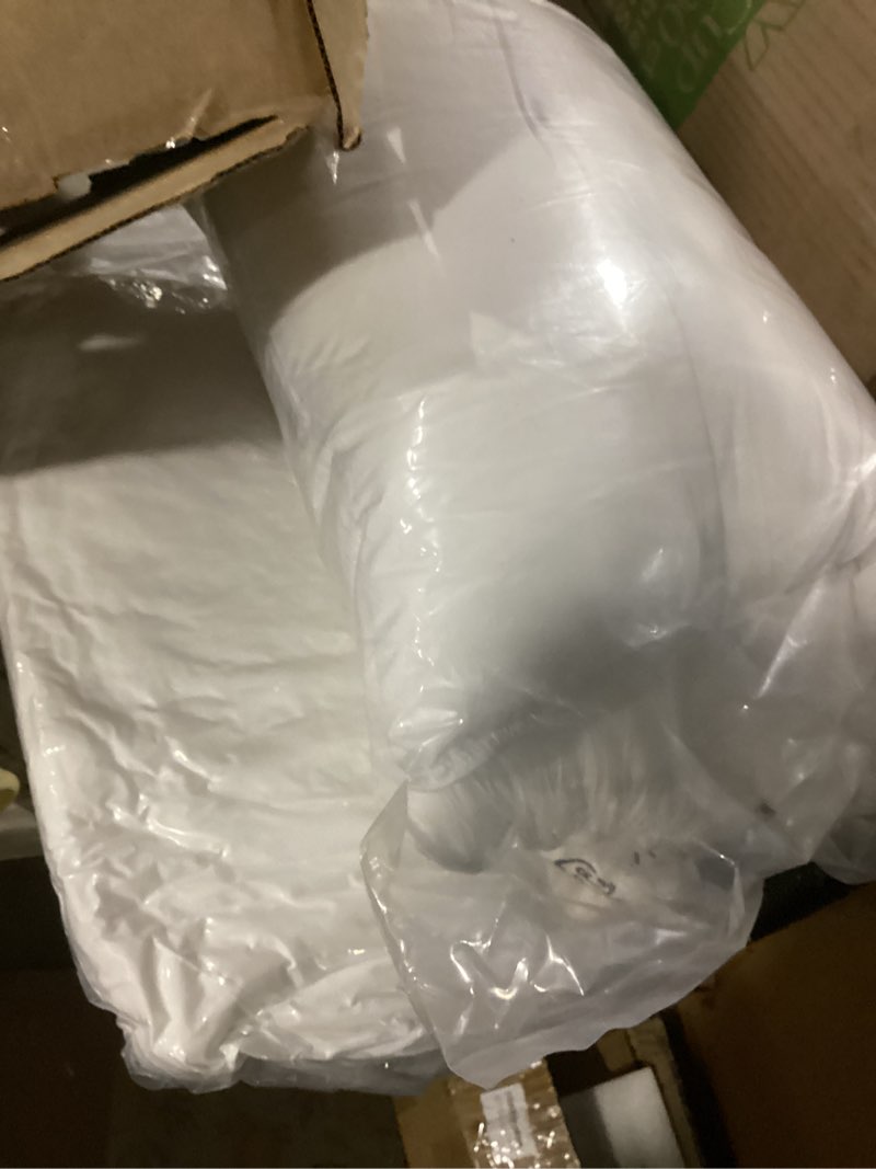 Condition photo showing Good Condition for ACCURATEX Pillows King Size Set of 2, Hybrid Shredded Memory Foam Pillow[Adjustable Loft], Fluffy Down Alternative Fill Removable Cotton Cover, Firm Supportive Pillow for Side Back Sleepers White King (Pack of 2)