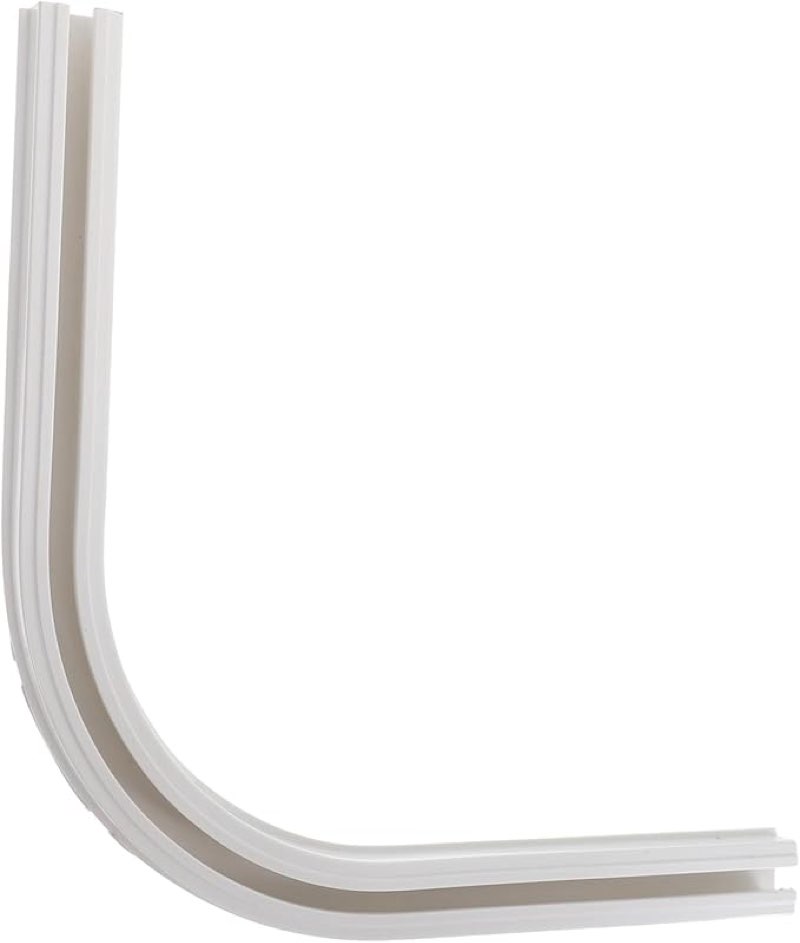 90degree Curtain Track No Drill Ceiling Curtain Track Adhesive Mount Heavy Duty Rails Installation Accessories