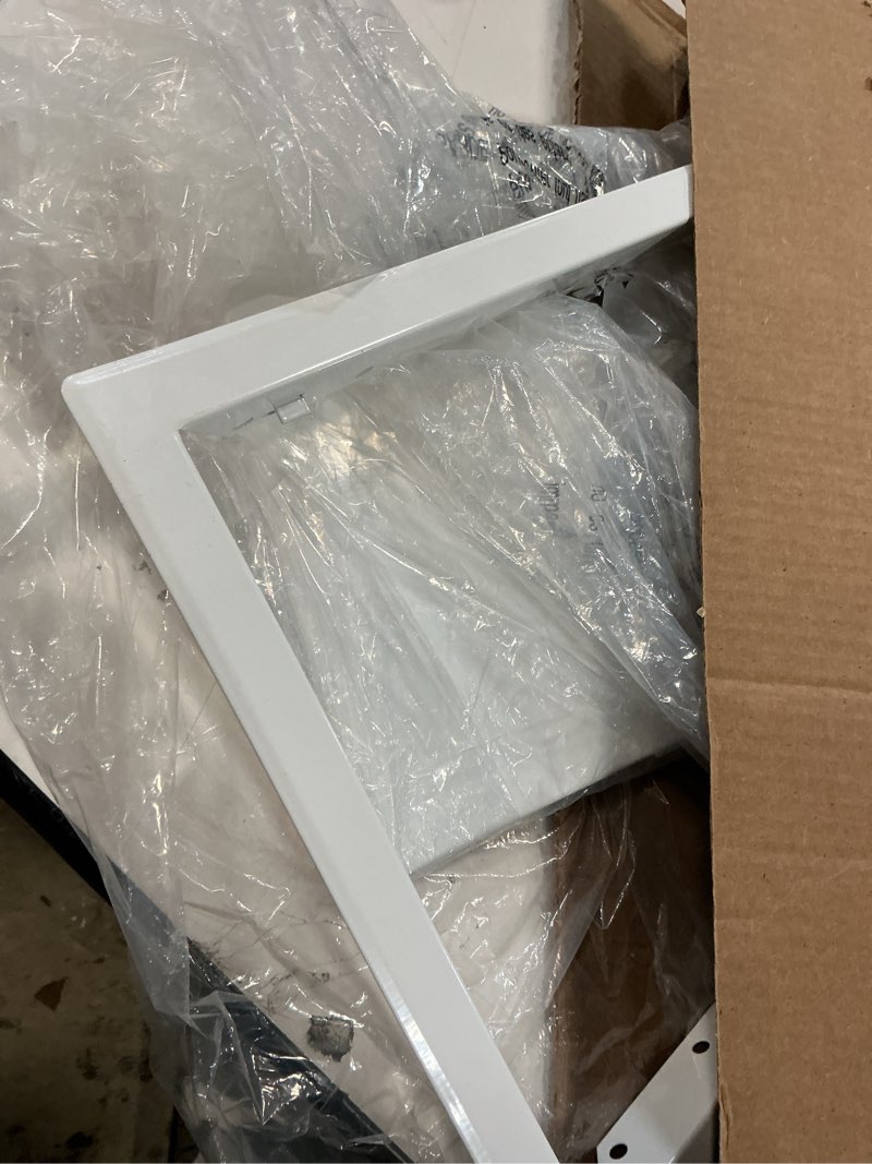 Condition photo showing As Is for Vent Systems 10'' x 20'' Inch White Metal Access Panel - Easy Access Doors - Access Panel for Drywall, Wall, Electrical and Plumbing Service Door 1 10" x 20"