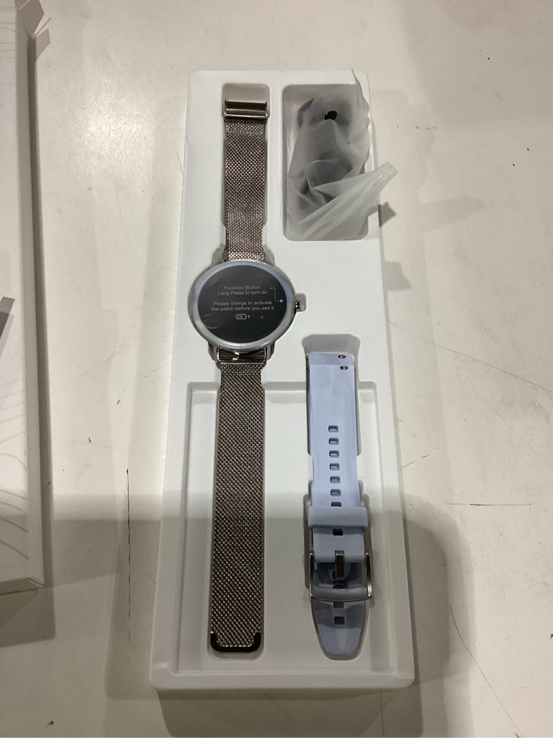 Condition photo showing New/Like New for Not tested KEEPONFIT Smart Watches with Bluetooth Calls(Answer&Make) for Android/iPhone, 1.27’’ Touch Screen with IP68 Waterproof Activity for Women/Men, Pedometer with 100+ Sports Model/Heart Rate/SpO2 Monitor