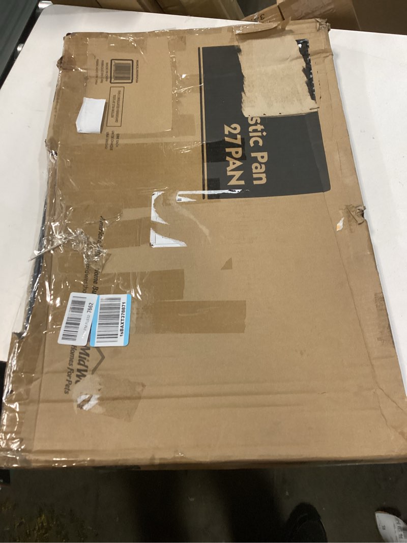 Condition photo showing New/Like New for replacement dog crate pan for midwest and new world dog crate black 29.0"l x 18.5"w x 1.0"h