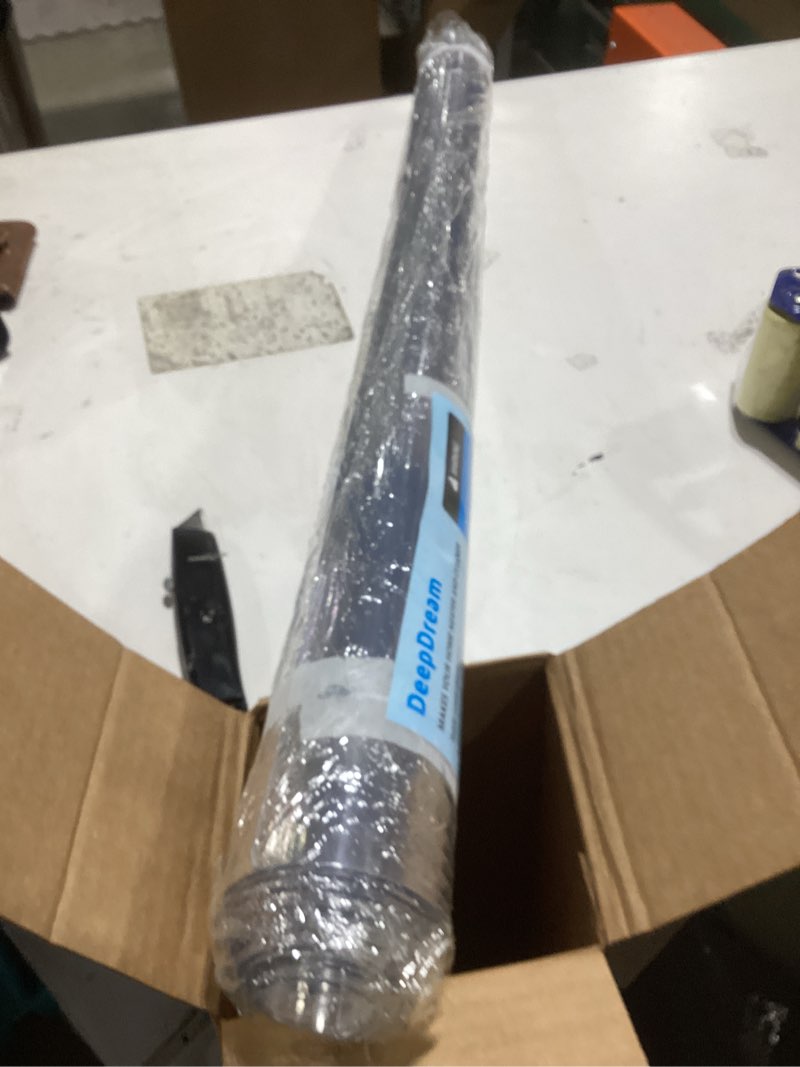 Condition photo showing Good Condition for Deep Dream 2mm Thick Clear Table Cover Protector 36 x 60 Inch, Plastic Table Cover Rectangle, PVC Clear Table Protector, Desk Protector Mat for Dining Room Table Clear 2mm 36" x 60" (Rectangular)