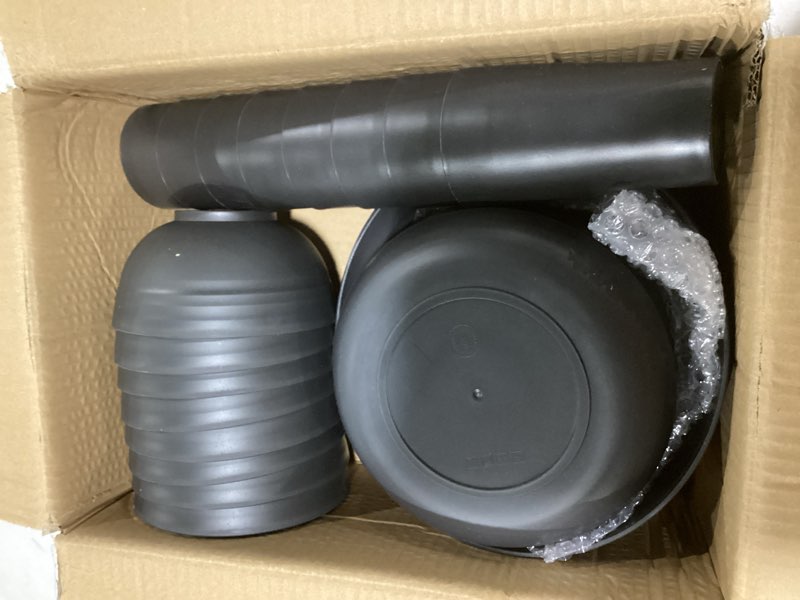 Condition photo showing Good Condition for teivio 32-piece kitchen plastic wheat straw dinnerware set, service for 8, unbreakable modern dish set - dinner plate/dessert plate/cereal bowl/cup, for apartment essentials, outdoor camping, black