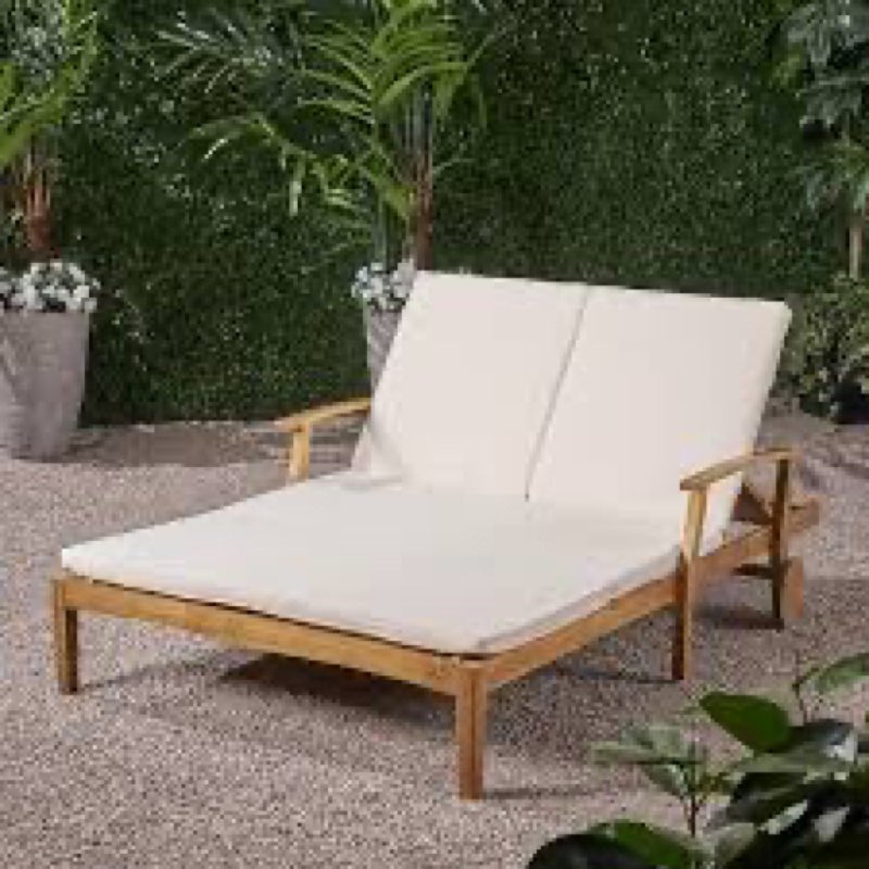 MISSING BOX 1 of 2 Outdoor double chaise lounger 