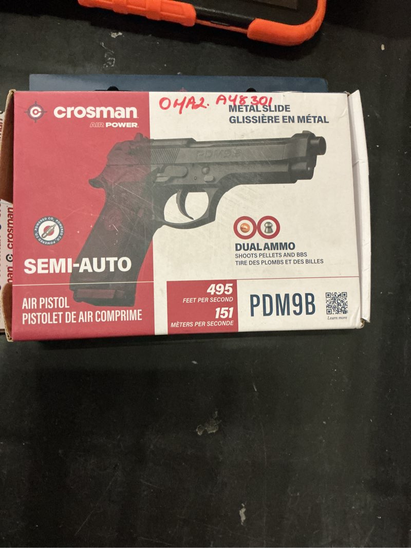 Condition photo showing Good Condition for crosman pdm9b co2 powered with dual ammo blowback pistol