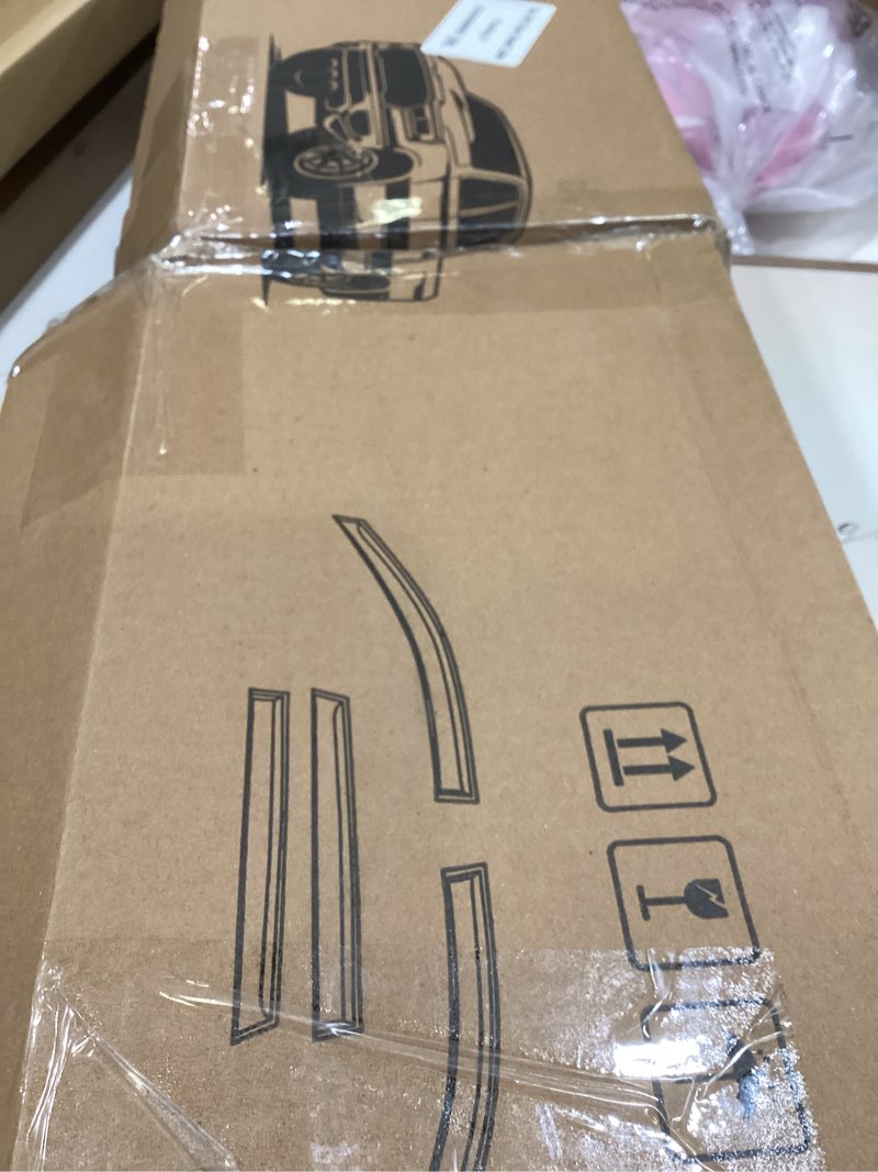 nilight tape-on rain guards for ford fusion 2013-2020, check rear visor length before buying, rear a