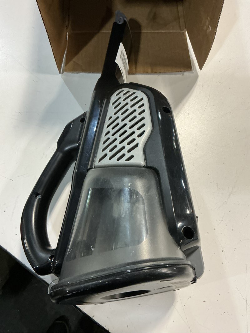 Condition photo showing As Is for black+decker dustbuster portable vacuum cordless handheld, small hand vacuum cleaner for dorm home and car, powerful 20v advancedclean+ (hhvk515j00ff) one size 20v advancedclean