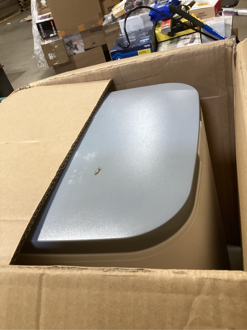 Condition photo showing As Is for miko towel warmer with adjustable heat, timer, aromatherapy, and large capacity 23l, nest