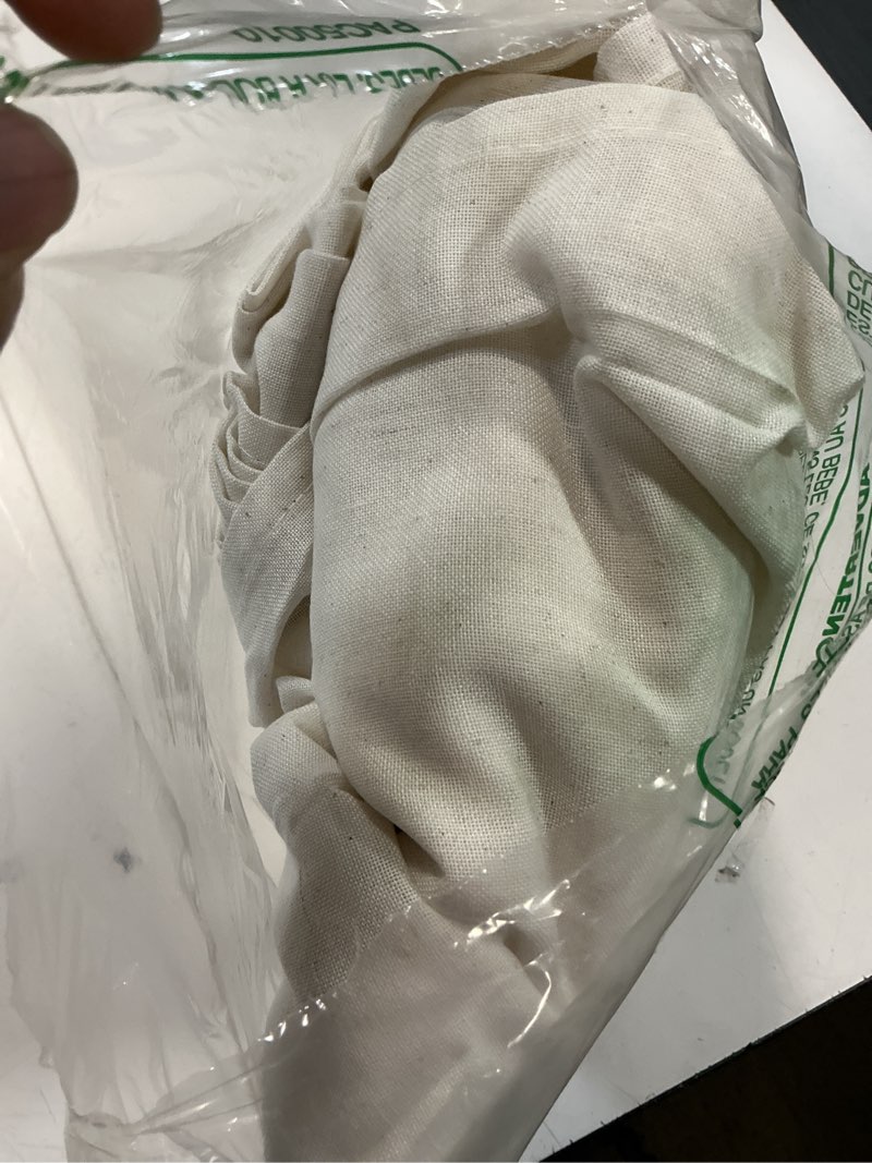 Condition photo showing Good Condition for shineland pinch pleated linen curtains 96 inch long 2 panel set for living room,sheer light filtering cream cortinas elegantes para sala modernas 2025 floor to ceiling length curtains 40"w x 96"l (pack of 2) natural