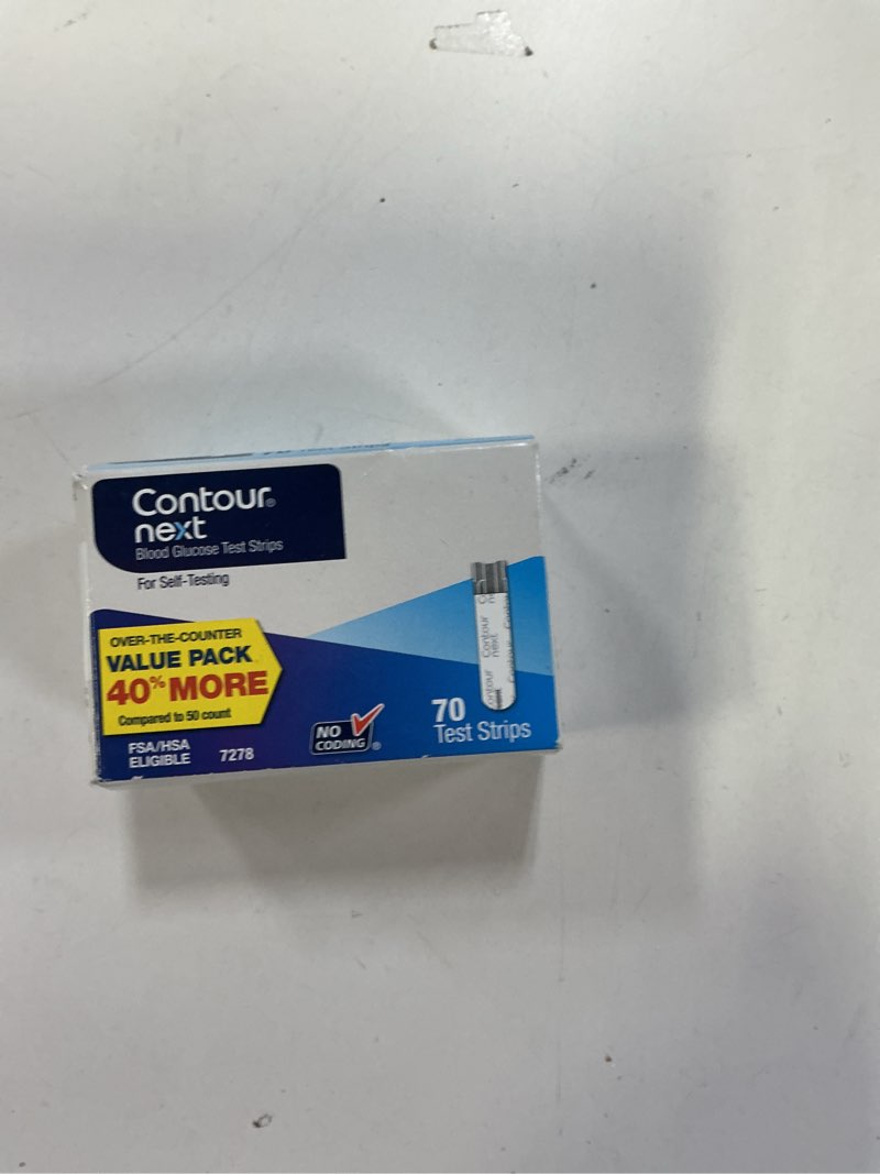 Condition photo showing New/Like New for (Exp : 2026-04-30)Contour Next Blood Glucose Test Strips for Diabetes, 70 Count (Pack of 1)