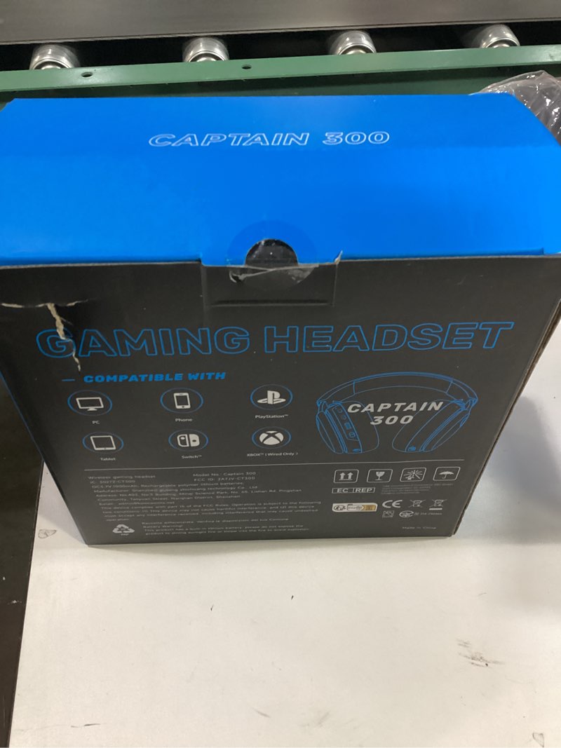 Condition photo showing New/Like New for Gtheos 2.4GHz Wireless Gaming Headset for PS5, PS4 Fortnite & Call of Duty/FPS Gamers, PC, Nintendo Switch, Bluetooth 5.3 Gaming Headphones with Noise Canceling Mic, Stereo Sound, 40+Hr Battery -White