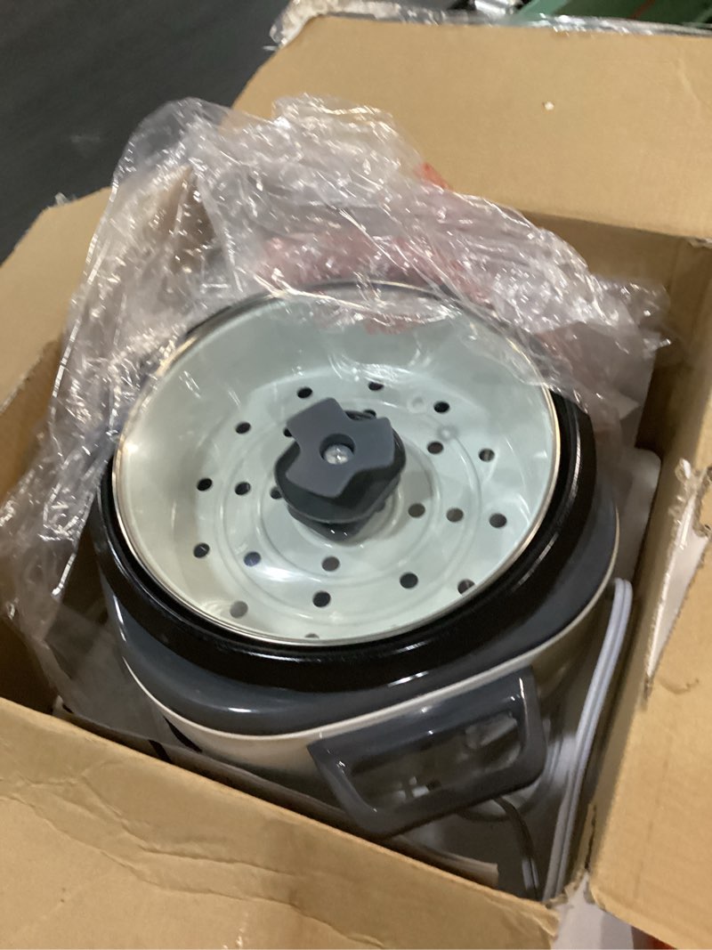 Condition photo showing Good Condition for BLACK+DECKER 16-Cup Rice Cooker, 8-Cup Uncooked Rice, Steaming Basket, Removable Non-Stick Bowl, One Touch, Keep Warm