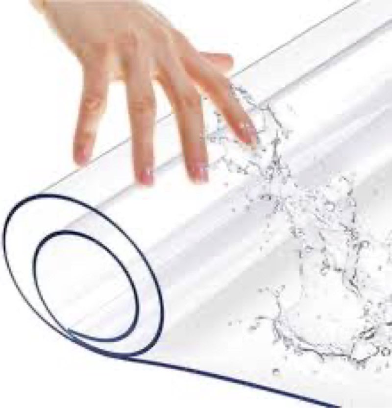 Clear Heavy Duty Vinyl Plastic 100% Waterproof Carpet Protector 44\\\" x 16\\\" ( similar 