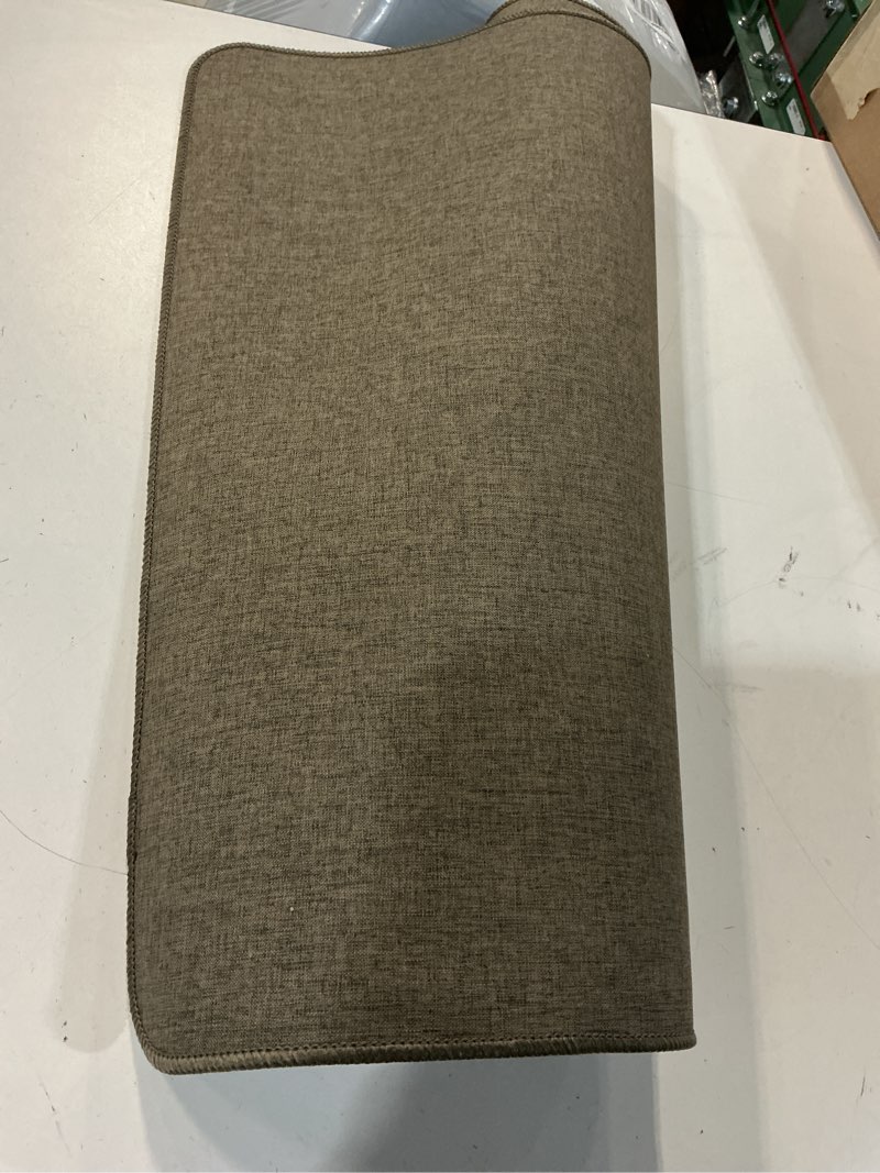Condition photo showing Good Condition for lekeepgo ultra thin indoor door mat 24"x36", low-profile door mat indoor entrance, non slip rubber backing inside doormat washable welcome front entryway dirt trapper entry mat, brown brown 24"x36" solid