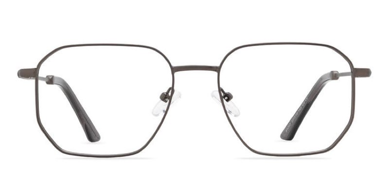 Rectangle Grey Glasses for Men and Women
