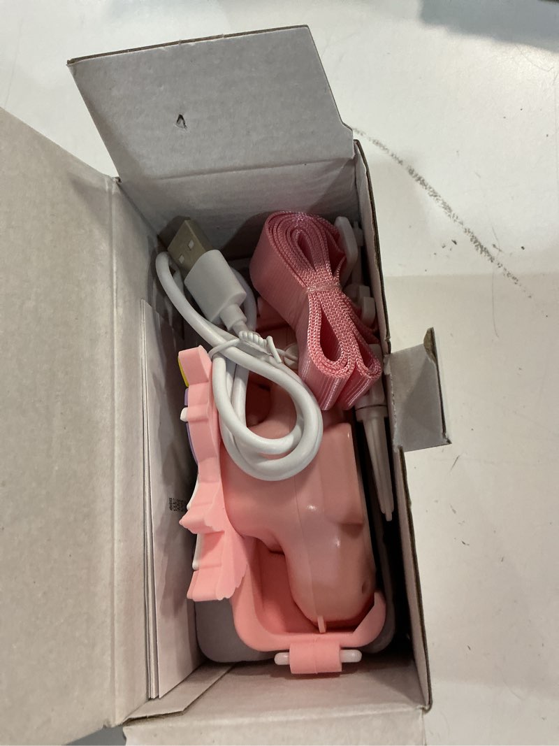 Condition photo showing item condition for Upgrade Kids Camera for Boys Girls, Toddler Digital Selfie Camera with Cute Protective Cover and 32G SD Card, Christmas Birthday Gifts Toys for 3 4 5 6 7 8 9 10 11 12 Years Old Little Girls and Boys Colorful Pink