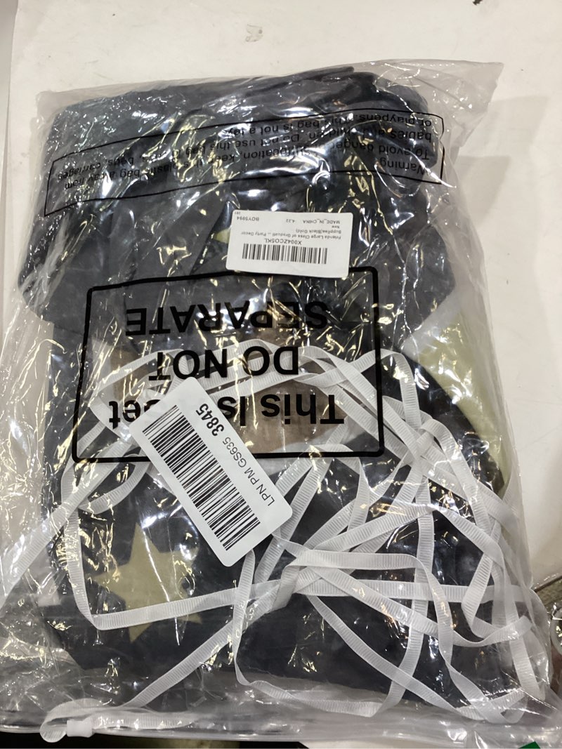Condition photo showing New/Like New for frienda large class of 2026 graduation backdrop 6.6 x 7.2 ft congrats grad graduation party decoration photography background for high school college party decor supplies(black gold)