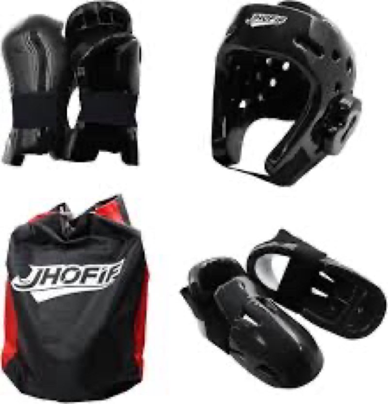 jhofif martial arts karate protective sparring gear package deal/gift adjustable adults & kids headg