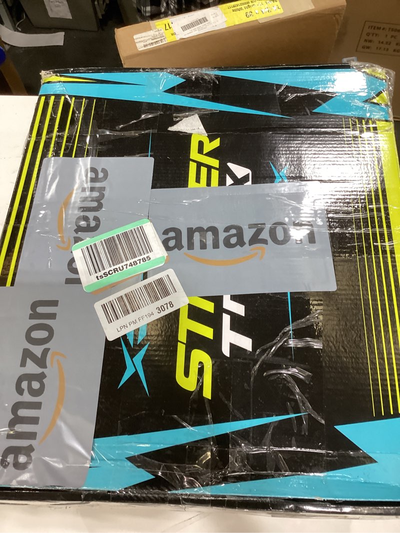 Condition photo showing As Is for tronx stryker adjustable senior intermediate junior youth roller inline hockey skates sr skate 6-8 (shoe size 7.5-9.5)