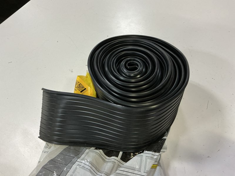 Condition photo showing Good Condition for wayne dalton 18-ft x 3-in x 0.6 mils black vinyl garage weatherstrip