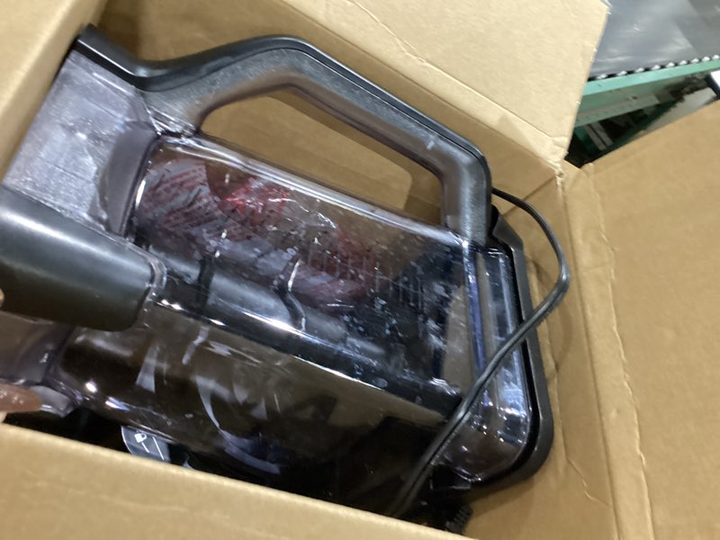 Condition photo showing As Is for ninja professional plus blender | max power smoothie blender, ice cream maker, frozen drink mixer & margarita machine | 3 auto iq™ presets, 1400 w, 72oz total crushing pitcher | dark grey, bn701 72 oz. blender + total crushing pitcher