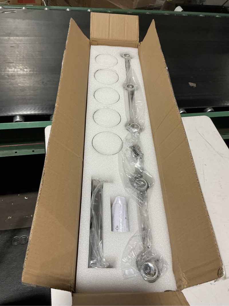 Mecgirn Island Light for Kitchen, Brushed Nickel Dining Room Light Fixture Over Table, 5-Light Linea