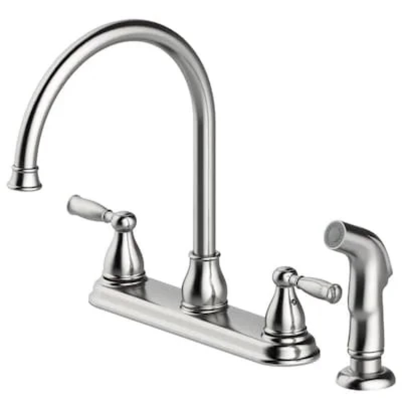  project source brice stainless steel double kicken 