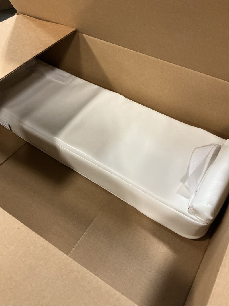Condition photo showing As Is for Walker Rest Seat- Attachable Seat for Folding Walker Supports up to 250 lbs. - Measures 25 ½” L x 8 ¾” W x 2 ¾” H