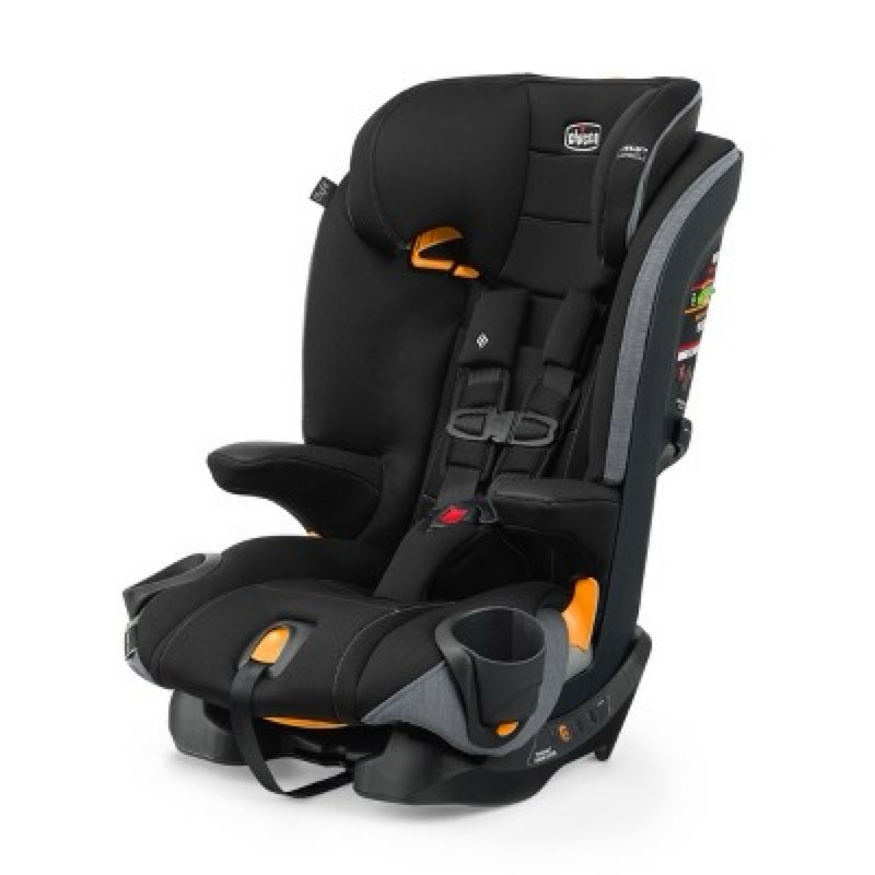 chicco myfit cleartex harness + booster seat - raven