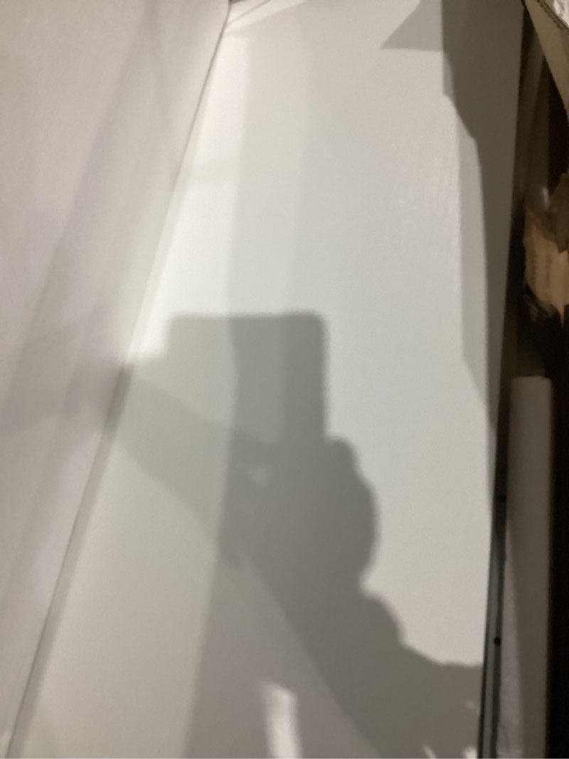 Condition photo showing Good Condition for Lufeiya 47 Inch Computer Desk with 9 Drawers, Office Desk Work Desk for Home Office, Study, Writing, Vanity Desk with Fabric Drawers on Both Sides, Large Storage, White 47.2" White