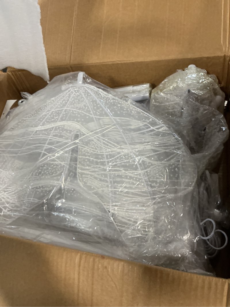 Condition photo showing Good Condition for 2pcs wedding butterfly floor lamp, romantic butterfly lights, 23.6in movable atmosphere decoration lighting, three colors adjustable, for banquet, birthdays, party 60cm white