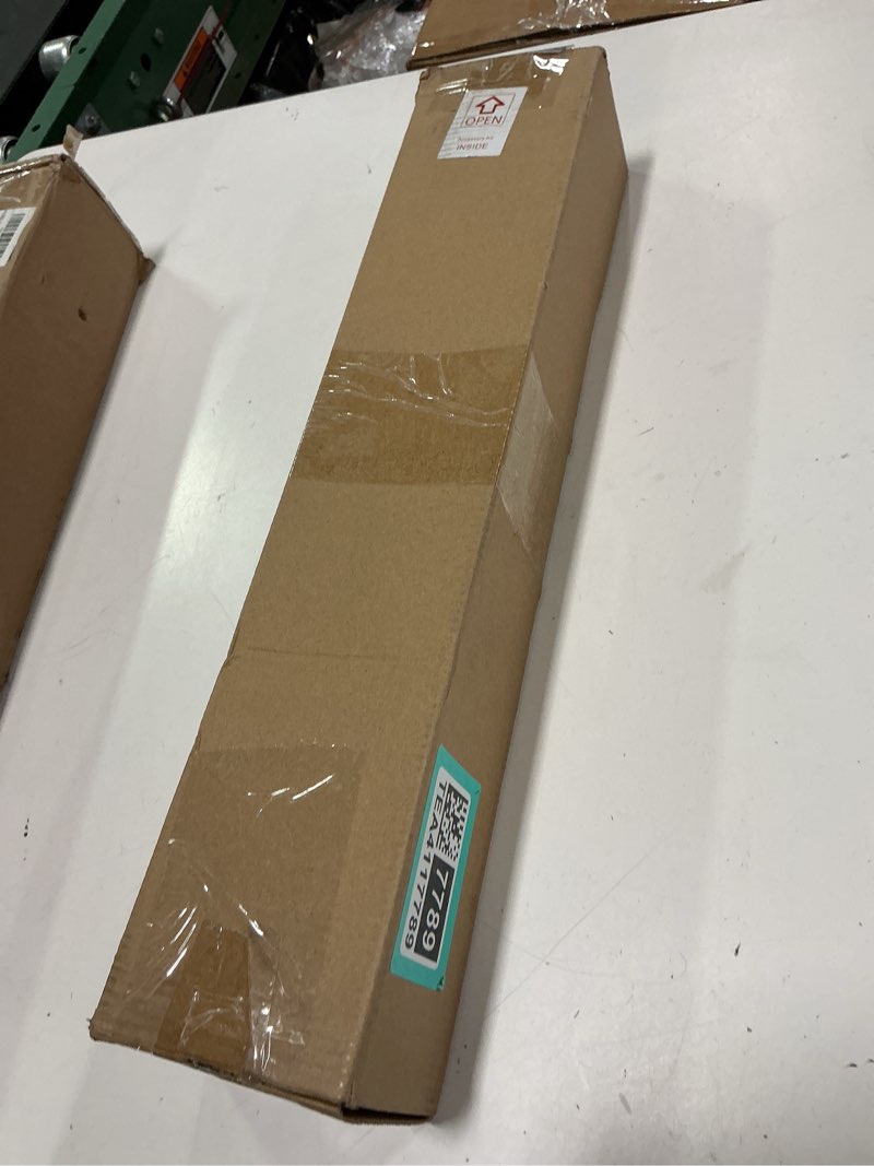 Condition photo showing New/Like New for Joydeco Cordless Zebra Blinds (Pro), Dual Layer Light Control Zebra Blinds for Windows, Light-Proof Aluminum Cover, Free-Stop Roller Shades for Home & Office (White, 17" W x 48" H) White 17"W x 48"H