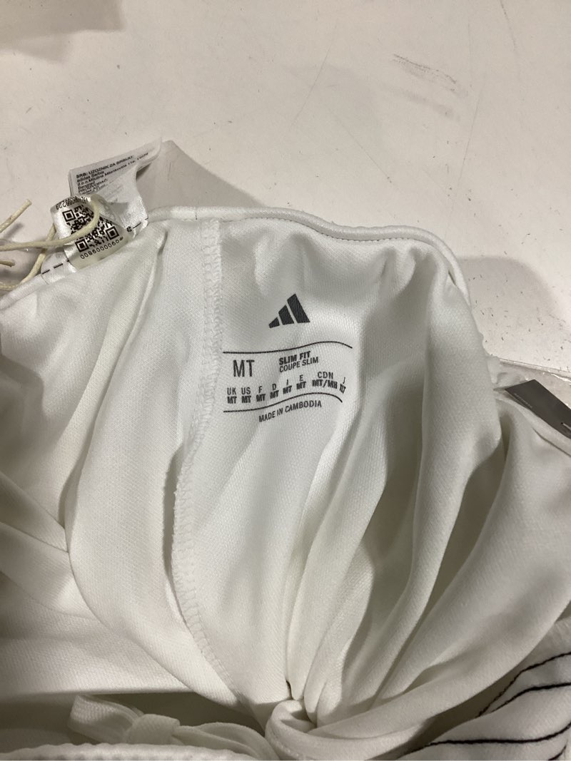 Condition photo showing Good Condition for Adidas Mens Tiro 25 Essentials Training Pants Medium Tall White/Black