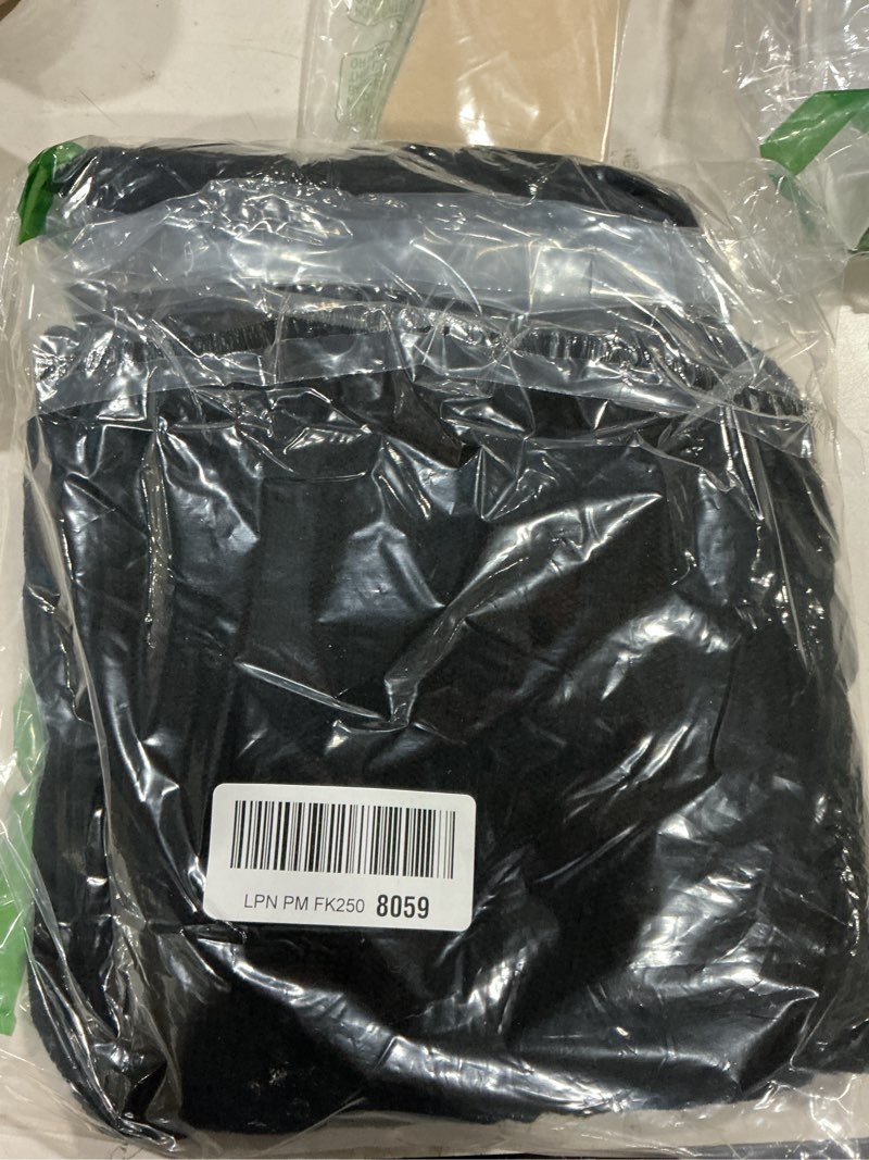 Condition photo showing As Is for MEROKEETY Women's 2025 Fall Long Sleeve Cable Knit Sweater Open Front Cardigan Button Loose Outerwear Black Medium