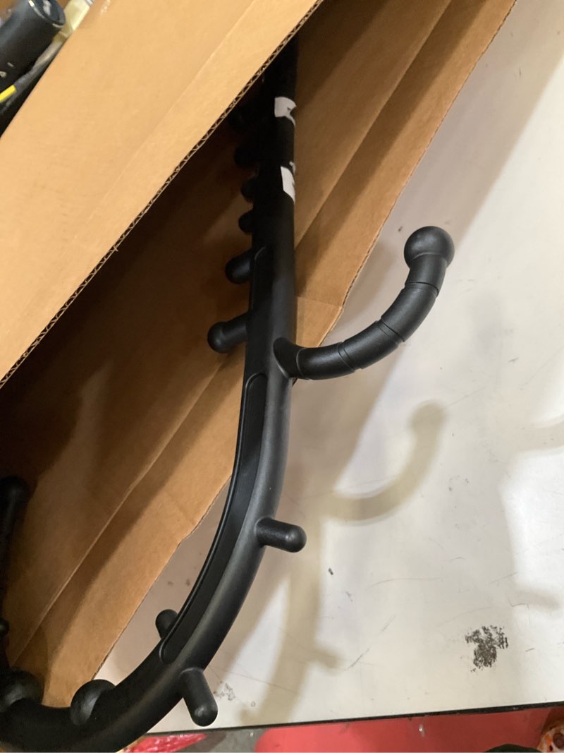Condition photo showing Good Condition for back and neck massager for pain relief deep tissue, upgraded full body trigger point cane massage tools, massage stick pressure point hook, muscle knot remover tool (black)