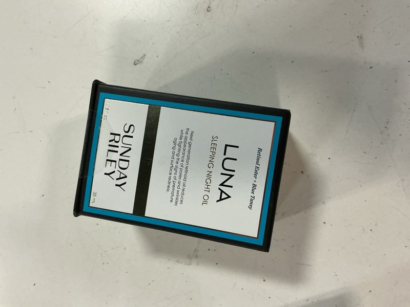 Condition photo showing New/Like New for Sunday Riley Luna Retinol Sleeping Anti Aging Night Face Oil 1.18 Fl Oz (Pack of 1)