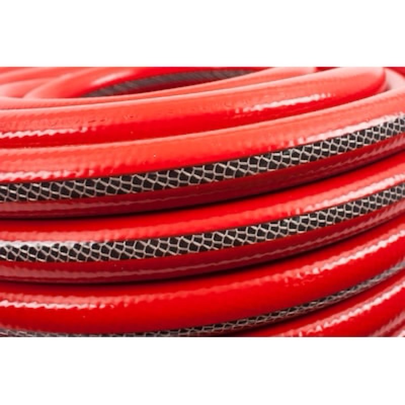 Condition photo showing As Is for neverkink xp teknor apex 3/4-in x 100-ft contractor -duty kink free vinyl red coiled hose