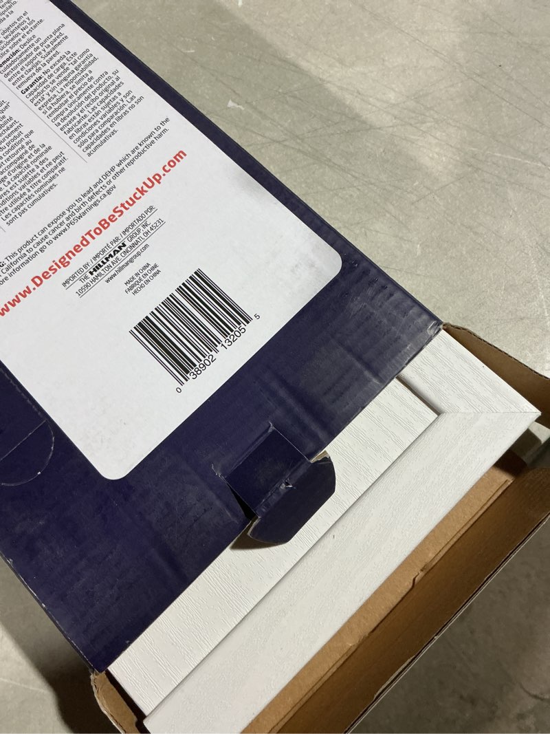 Condition photo showing Good Condition for HIGH & MIGHTY 515607 Modern 24" Floating Shelf Holds up to 20lbs, Easy Tool-Free Dry Wall Installation, Flat, Retail Packaging, White