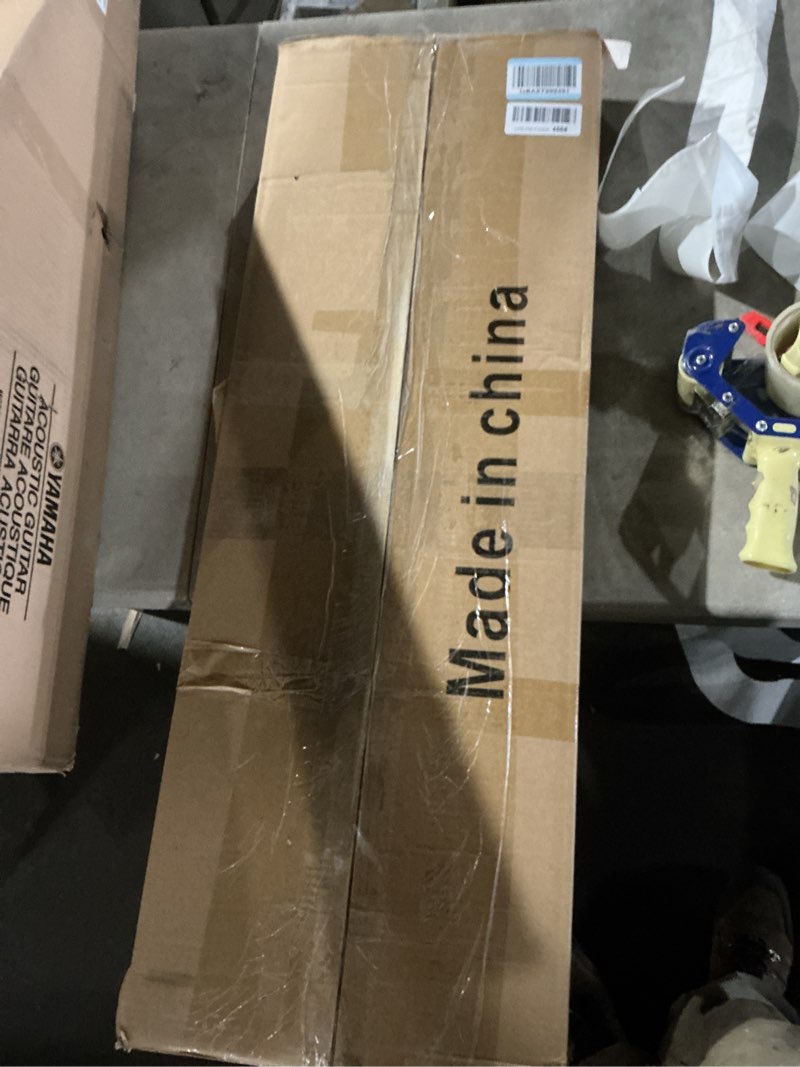 Condition photo showing Good Condition for Vinyl Transom Household Window, 10" x 36" Double Pane Fixed Window with Grids and Tempered Glass for House, Garage (White) 10x36 Inch White