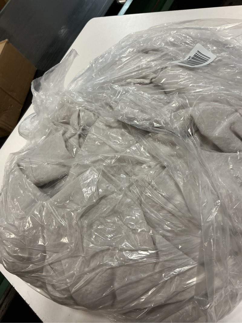 Condition photo showing Good Condition for european linen duvet cover set, king/cal king, sand