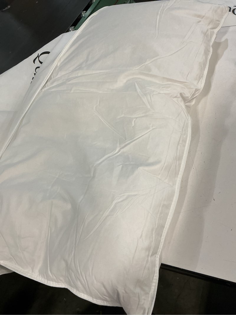 Condition photo showing As Is for quince luxe goose down pillow medium king 