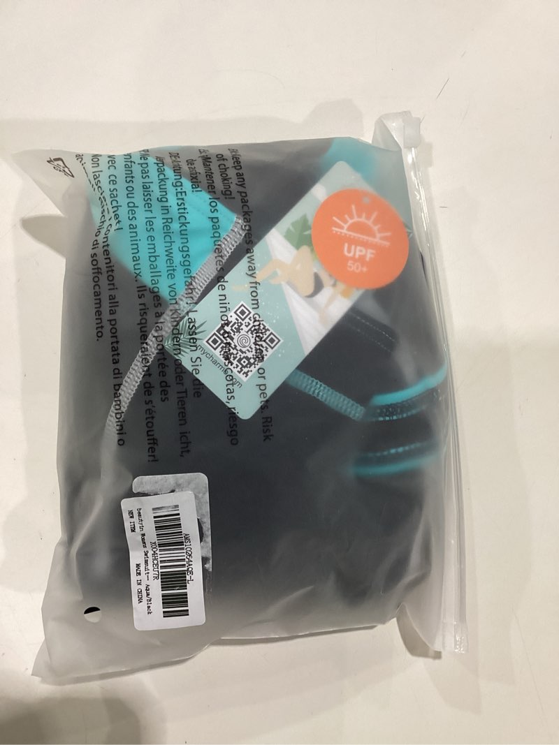 Condition photo showing Good Condition for beautyin Women's One Piece Athletic Racerback Swimsuit Slimming Bathing Suit Large Aqua/Black