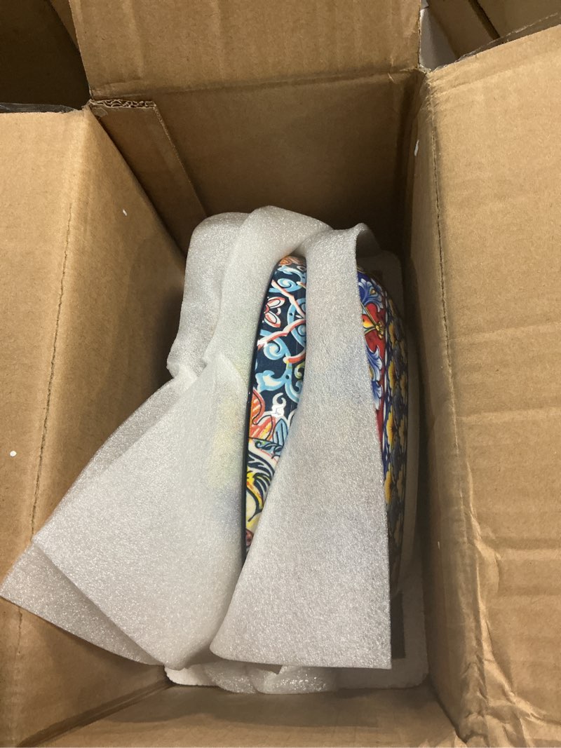 Condition photo showing Good Condition for vancasso Pasta Bowls, 42 oz Ceramic Salad Bowls of 4,Large Corlorful Serving Bowls for Kitchen, Dishwasher & Microwave Safe Soup Bowls, Pasta Plates