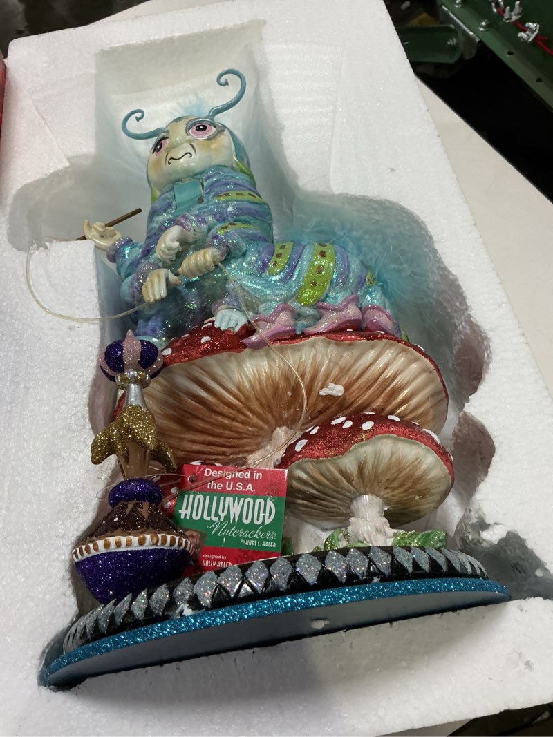 Condition photo showing Good Condition for Kurt Adler 15-inch Hollywood Nutcrackers™ Caterpillar Nutcracker
