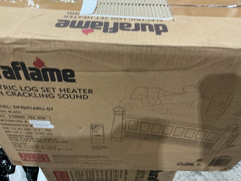 Condition photo showing Good Condition for duraflame infrared pine log insert heater