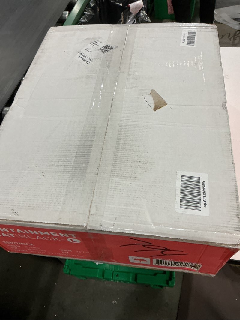 Condition photo showing New/Like New for WELKIN Containment Mat,(8'6" x 20'),Non-Slip Garage Floor Mat - Heavy Duty Waterproof Protection from Snow, Rain and Mud for Cars 8'6" x 20' (Rectangular)