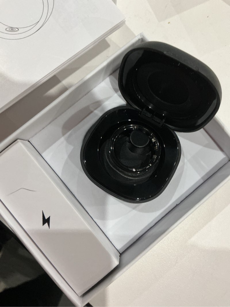 Condition photo showing New/Like New for Smart Ring for Women Men, Fitness Tracker Ring with Body Temperature, Heart Rate, Blood Oxygen, Sleep Monitor, Calories, No Subscription Fee, IP68 Waterproof for iPhone & Android (Black, #8) Black #8