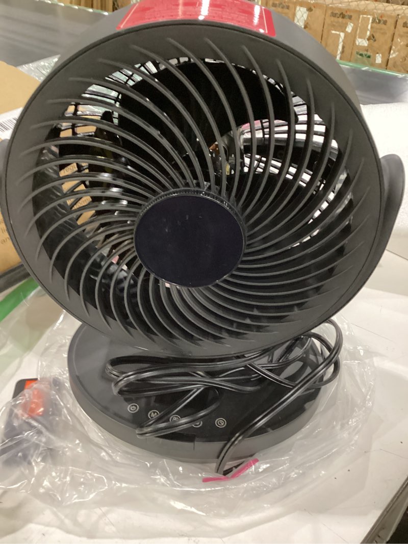 Condition photo showing Good Condition for ** not tested ** pntck air circulator fan for bedroom, 13" table fan with 90° oscillating & 120° tilt, 60ft strong airflow, quiet 25db electric desk fan with 4 speeds, 4 modes & 12h timer